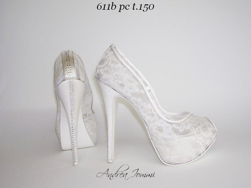 scarpe da sposa open toe