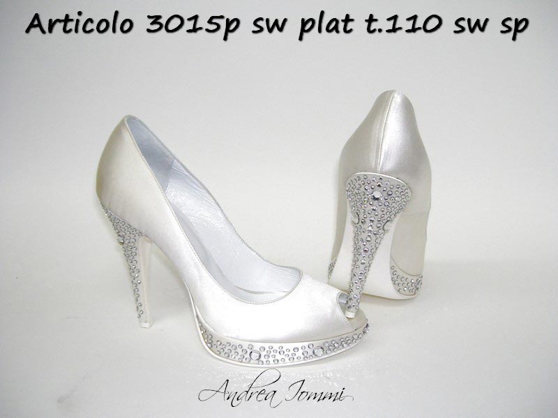 scarpe da sposa open toe